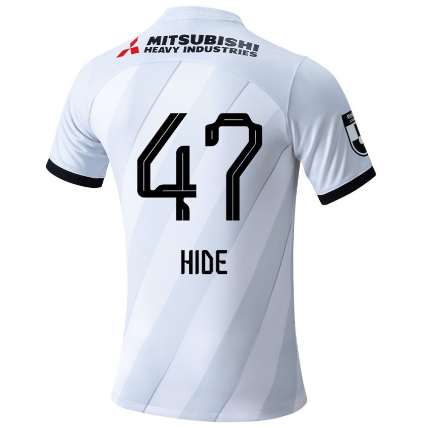 Niño Camiseta Hidetoshi Takeda #47 Gris Blanco 2ª Equipación 2024/25 La Camisa Argentina