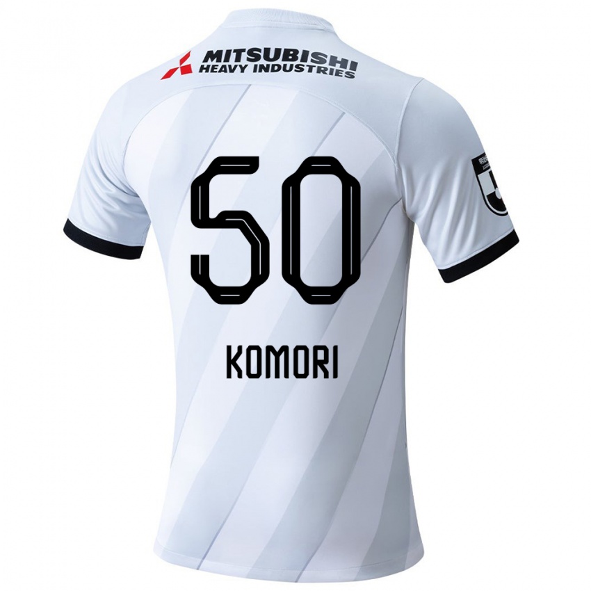 Niño Camiseta Haruki Komori #50 Gris Blanco 2ª Equipación 2024/25 La Camisa Argentina