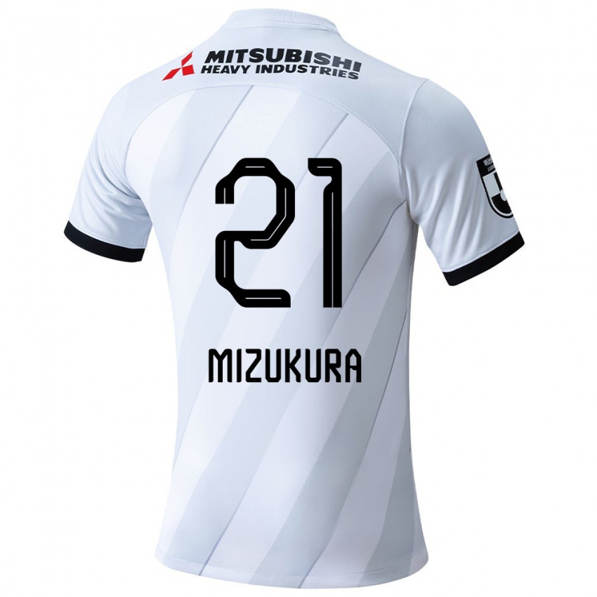 Niño Camiseta Kei Mizukura #21 Gris Blanco 2ª Equipación 2024/25 La Camisa Argentina