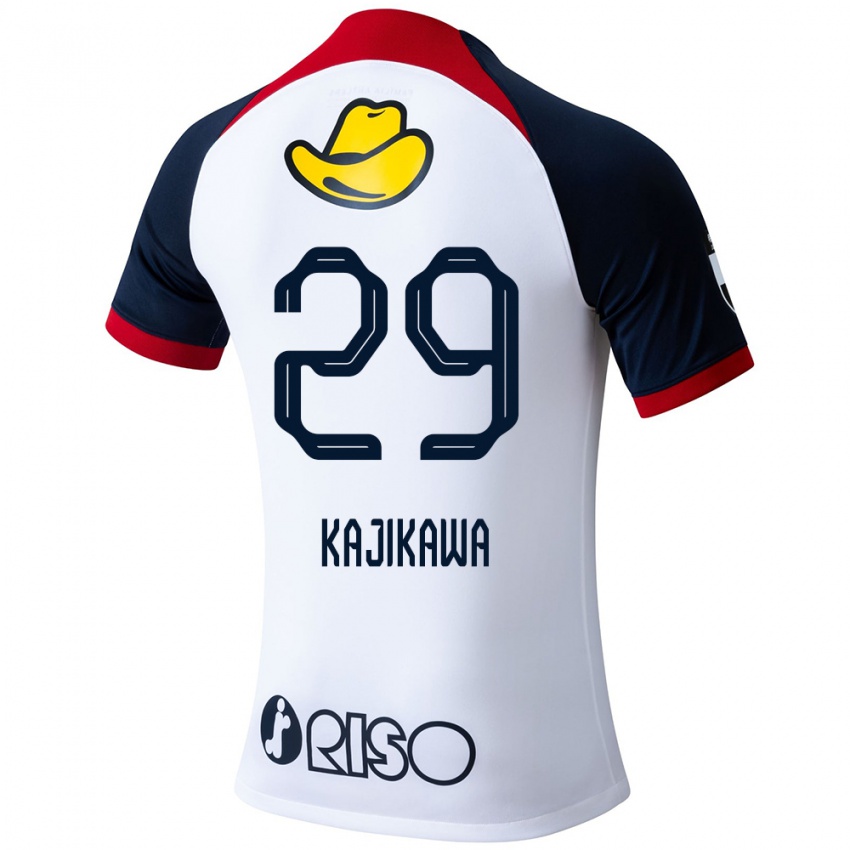 Niño Camiseta Yuji Kajikawa #29 Blanco Azul Rojo 2ª Equipación 2024/25 La Camisa Argentina