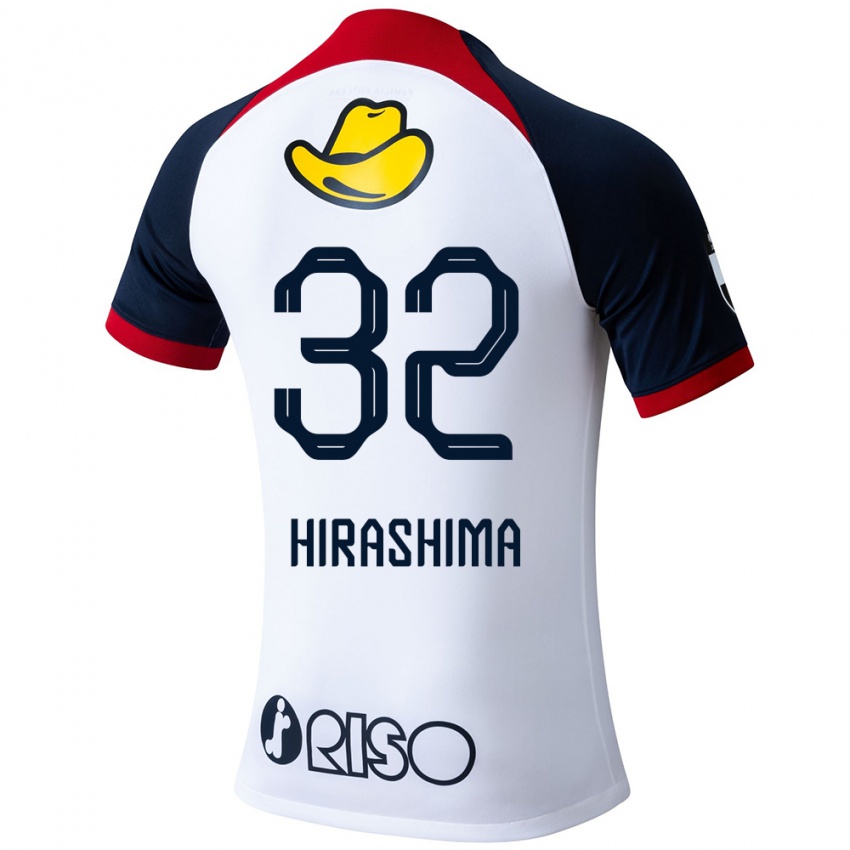 Niño Camiseta Daigo Hirashima #32 Blanco Azul Rojo 2ª Equipación 2024/25 La Camisa Argentina