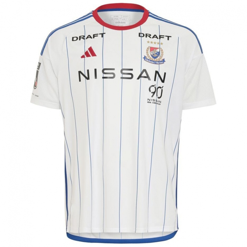 Niño Camiseta Katsuya Nagato #2 Blanco Azul Rojo 2ª Equipación 2024/25 La Camisa Argentina