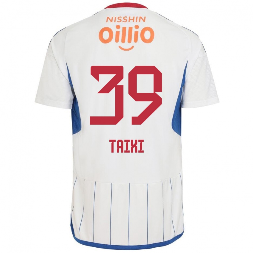 Niño Camiseta Taiki Watanabe #39 Blanco Azul Rojo 2ª Equipación 2024/25 La Camisa Argentina