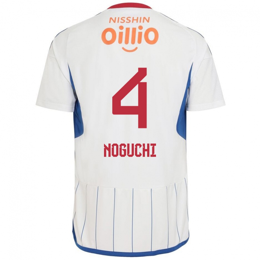 Niño Camiseta Reno Noguchi #4 Blanco Azul Rojo 2ª Equipación 2024/25 La Camisa Argentina