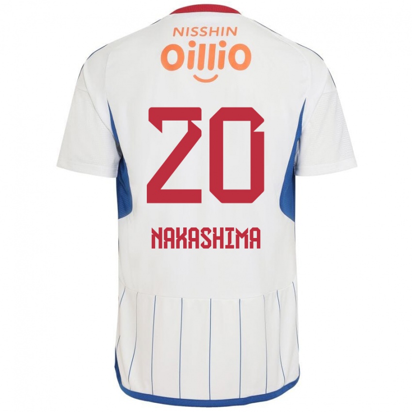 Niño Camiseta Rikuto Nakashima #20 Blanco Azul Rojo 2ª Equipación 2024/25 La Camisa Argentina