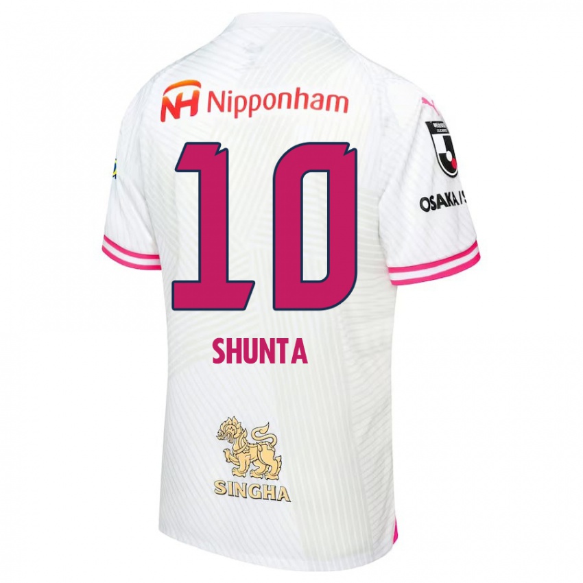 Niño Camiseta Shunta Tanaka #10 Blanco Rosa 2ª Equipación 2024/25 La Camisa Argentina