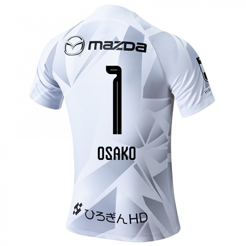 Niño Camiseta Keisuke Osako #1 Blanco Gris Negro 2ª Equipación 2024/25 La Camisa Argentina