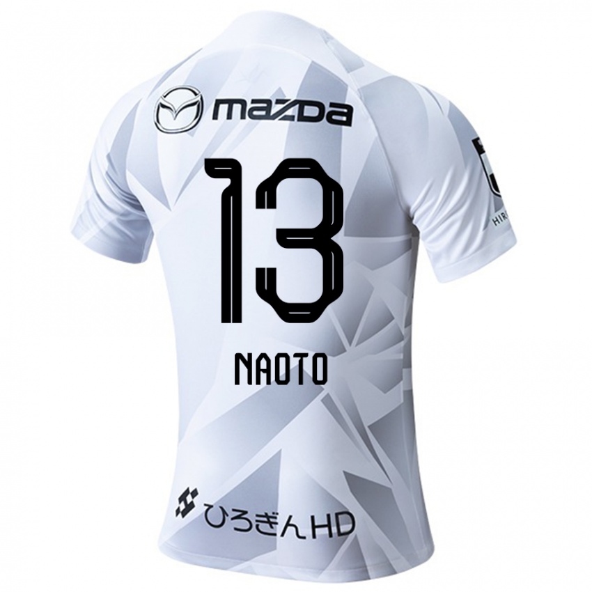 Niño Camiseta Naoto Arai #13 Blanco Gris Negro 2ª Equipación 2024/25 La Camisa Argentina