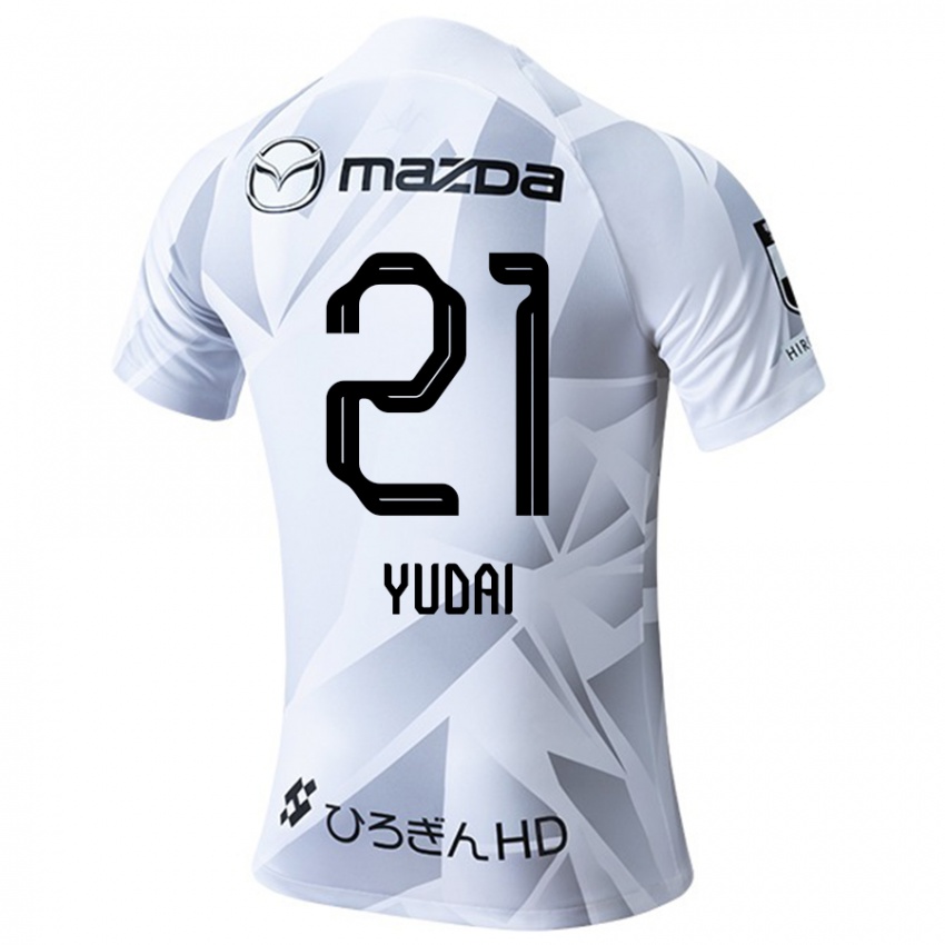 Niño Camiseta Yudai Tanaka #21 Blanco Gris Negro 2ª Equipación 2024/25 La Camisa Argentina