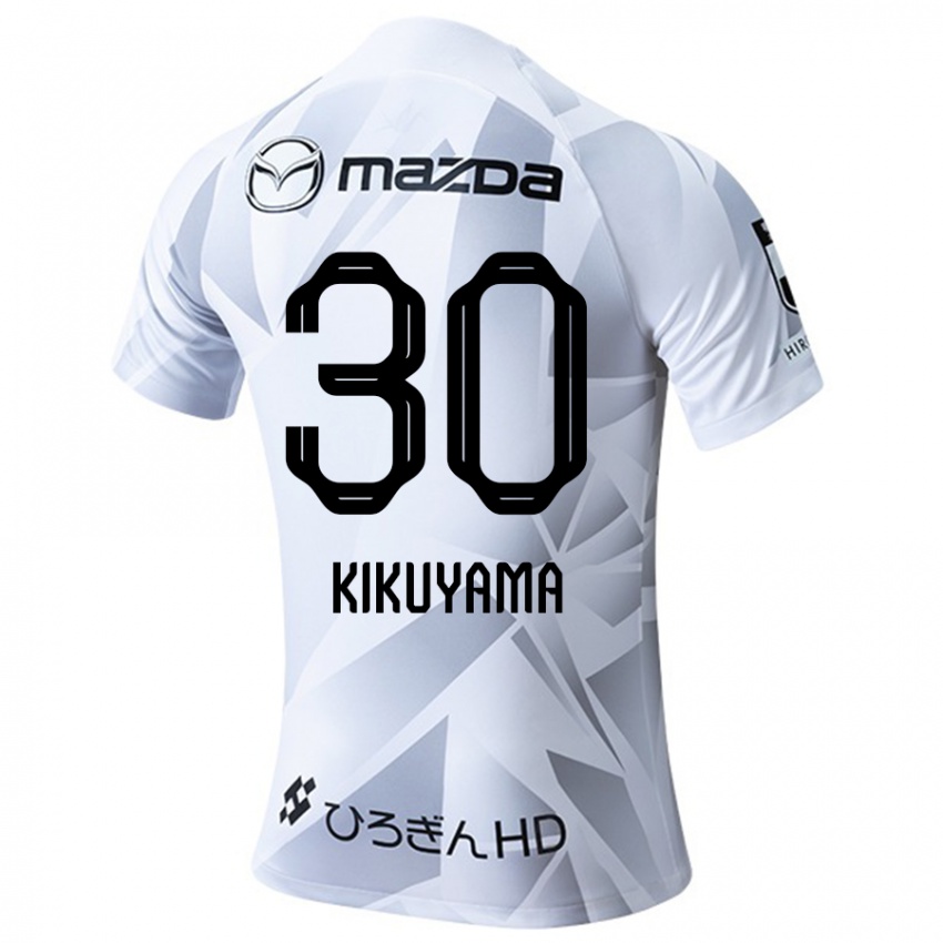 Niño Camiseta Rio Kikuyama #30 Blanco Gris Negro 2ª Equipación 2024/25 La Camisa Argentina