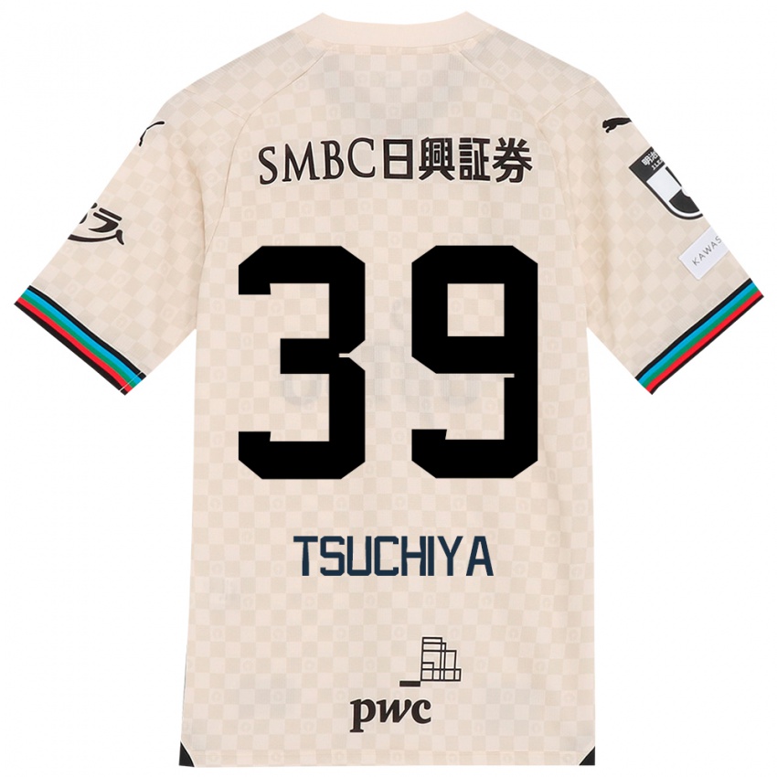 Niño Camiseta Kaito Tsuchiya #39 Blanco Gris 2ª Equipación 2024/25 La Camisa Argentina