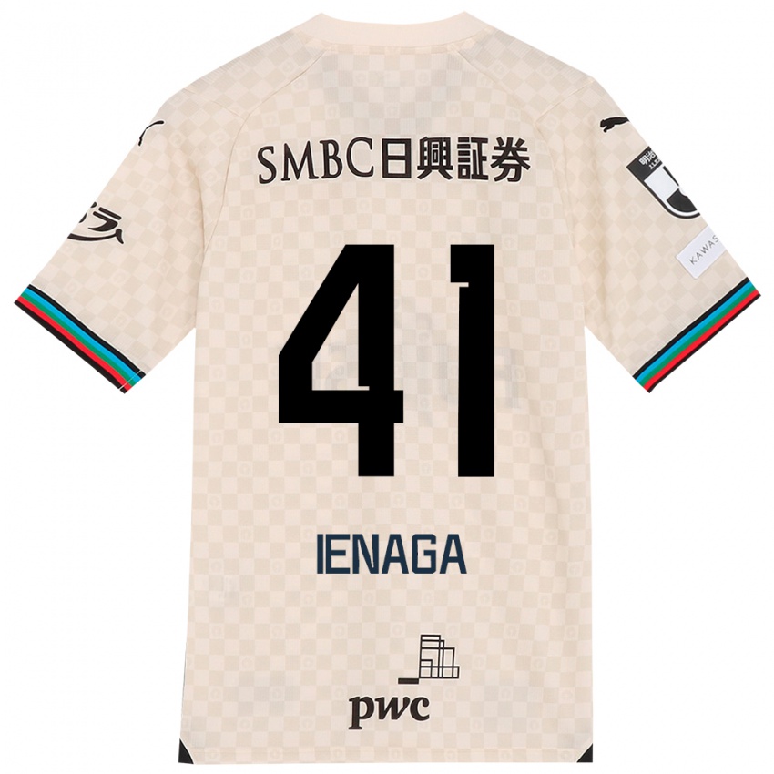 Niño Camiseta Akihiro Ienaga #41 Blanco Gris 2ª Equipación 2024/25 La Camisa Argentina