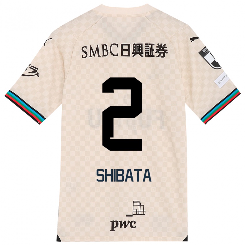 Niño Camiseta Shotaro Shibata #2 Blanco Gris 2ª Equipación 2024/25 La Camisa Argentina