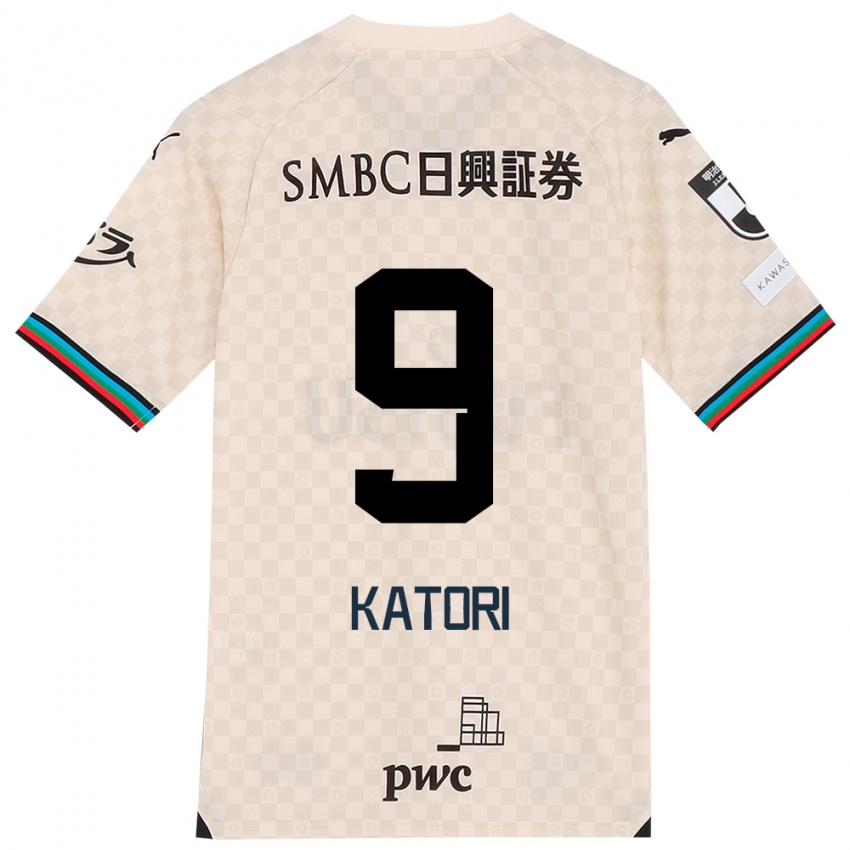 Niño Camiseta Takeshi Katori #9 Blanco Gris 2ª Equipación 2024/25 La Camisa Argentina