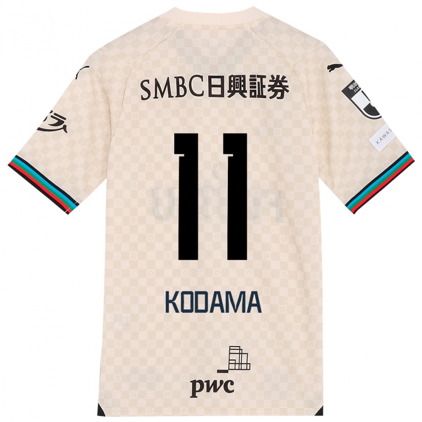 Niño Camiseta Shotaro Kodama #11 Blanco Gris 2ª Equipación 2024/25 La Camisa Argentina