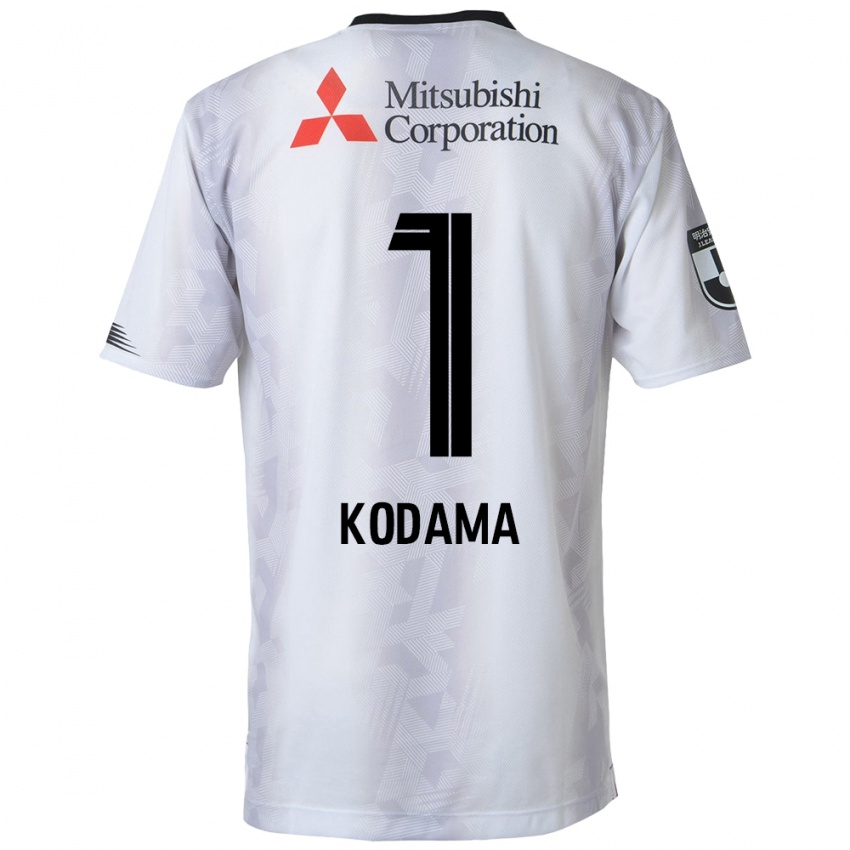 Niño Camiseta Tsuyoshi Kodama #1 Blanco Negro 2ª Equipación 2024/25 La Camisa Argentina