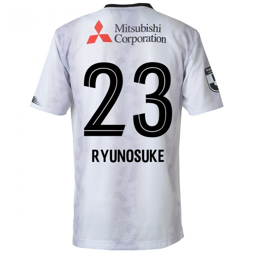 Niño Camiseta Ryunosuke Sato #23 Blanco Negro 2ª Equipación 2024/25 La Camisa Argentina