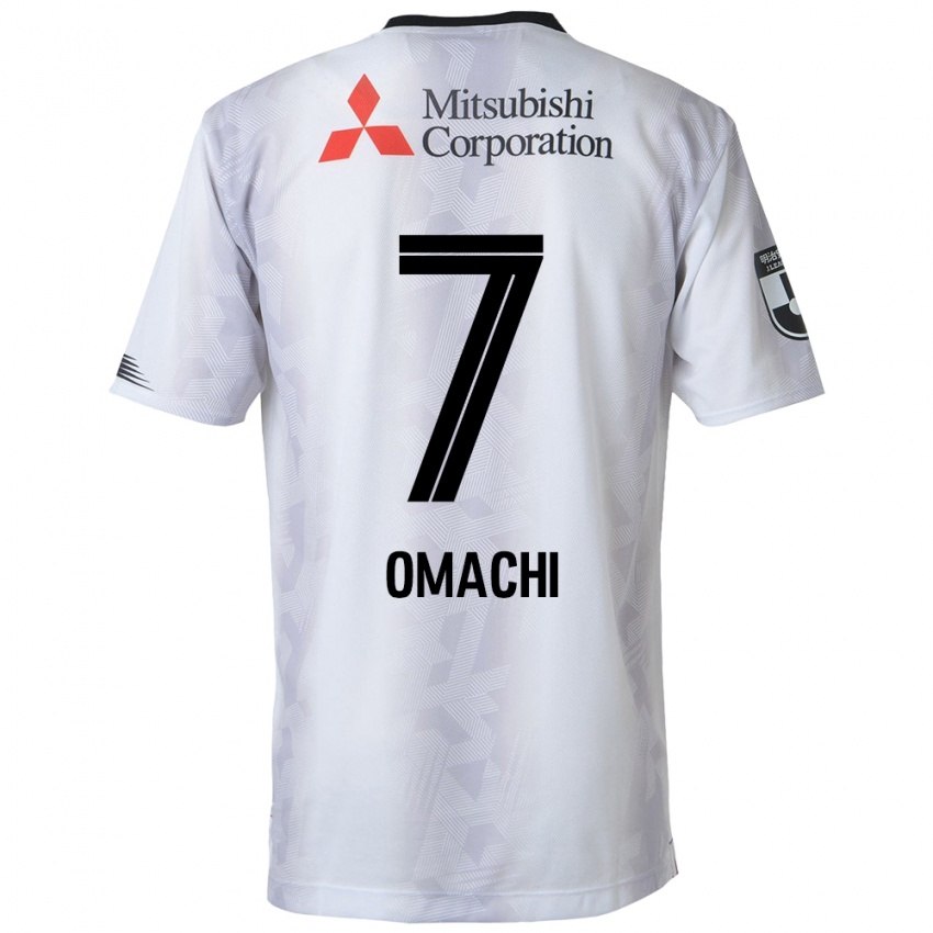 Niño Camiseta Hyugo Omachi #7 Blanco Negro 2ª Equipación 2024/25 La Camisa Argentina