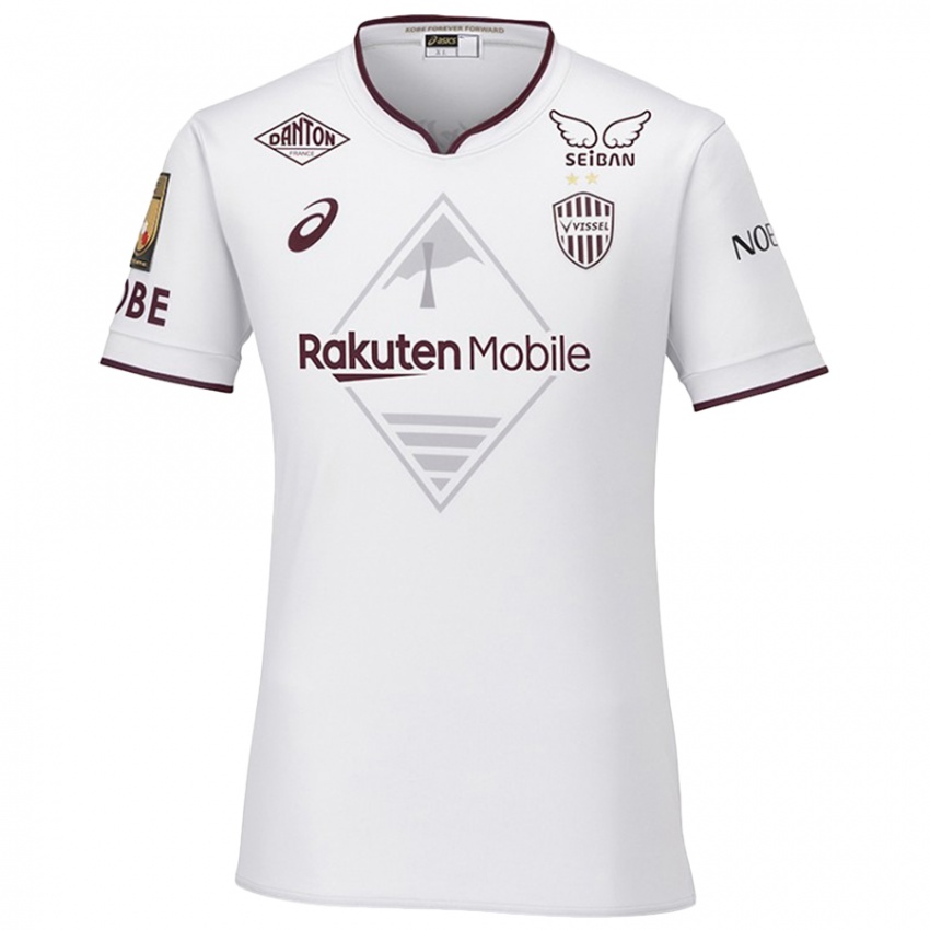 Niño Camiseta Ryo Hatsuse #19 Blanco Rojo 2ª Equipación 2024/25 La Camisa Argentina