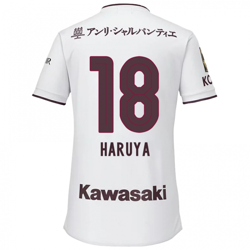 Niño Camiseta Haruya Ide #18 Blanco Rojo 2ª Equipación 2024/25 La Camisa Argentina