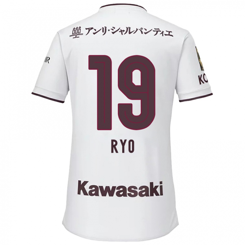 Niño Camiseta Ryo Hatsuse #19 Blanco Rojo 2ª Equipación 2024/25 La Camisa Argentina