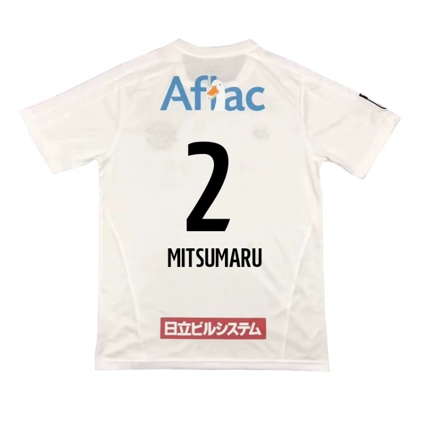 Niño Camiseta Hiromu Mitsumaru #2 Blanco Negro 2ª Equipación 2024/25 La Camisa Argentina