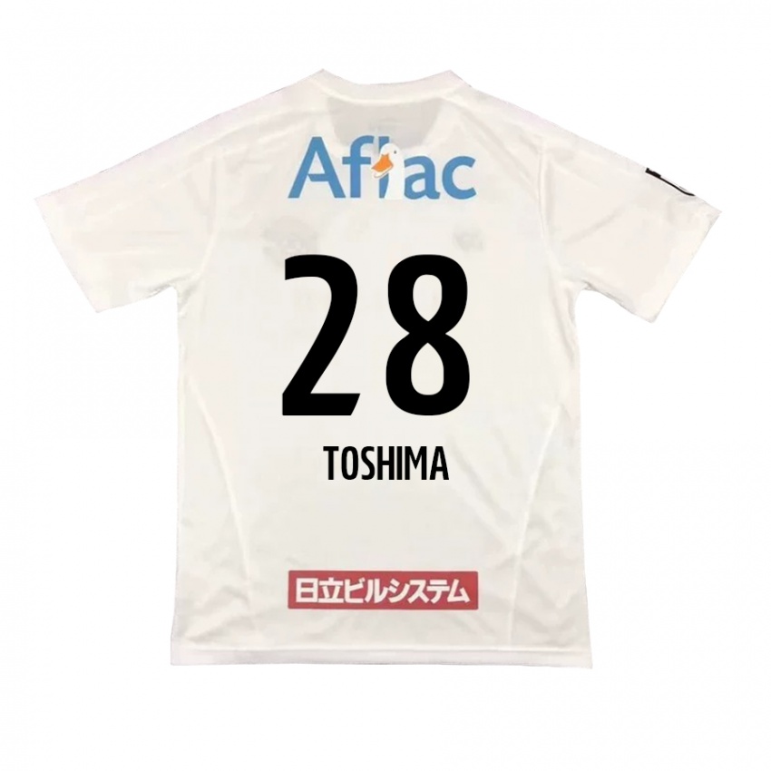 Niño Camiseta Sachiro Toshima #28 Blanco Negro 2ª Equipación 2024/25 La Camisa Argentina