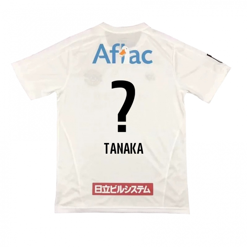 Niño Camiseta Ari Tanaka #0 Blanco Negro 2ª Equipación 2024/25 La Camisa Argentina