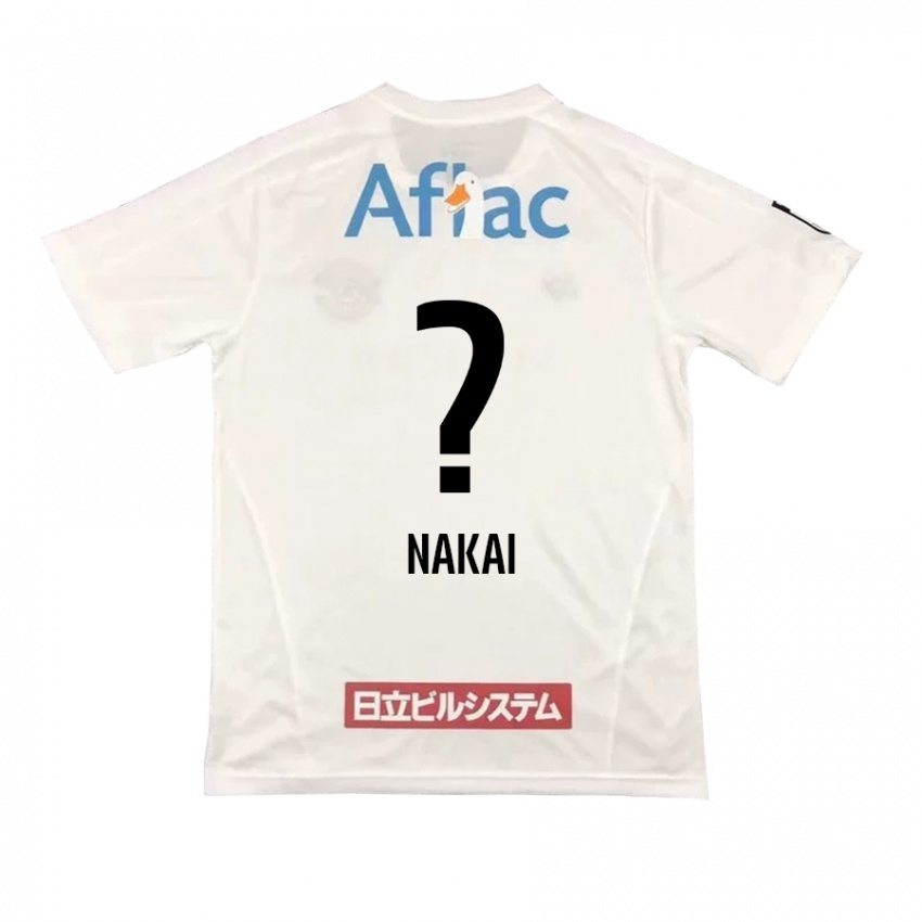 Niño Camiseta Yamato Nakai #0 Blanco Negro 2ª Equipación 2024/25 La Camisa Argentina