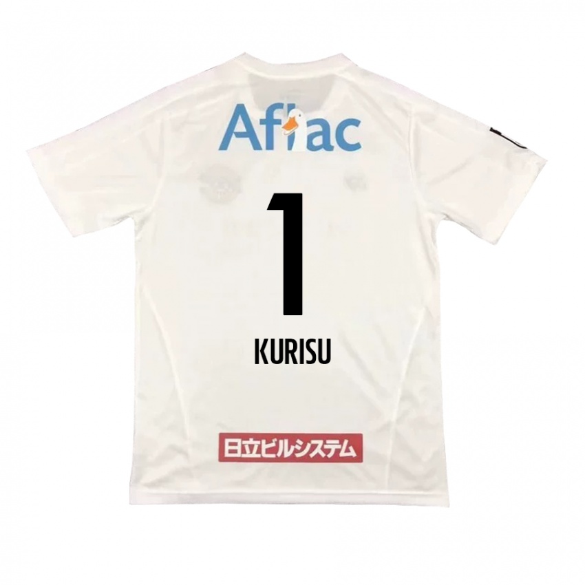 Niño Camiseta Daishi Kurisu #1 Blanco Negro 2ª Equipación 2024/25 La Camisa Argentina