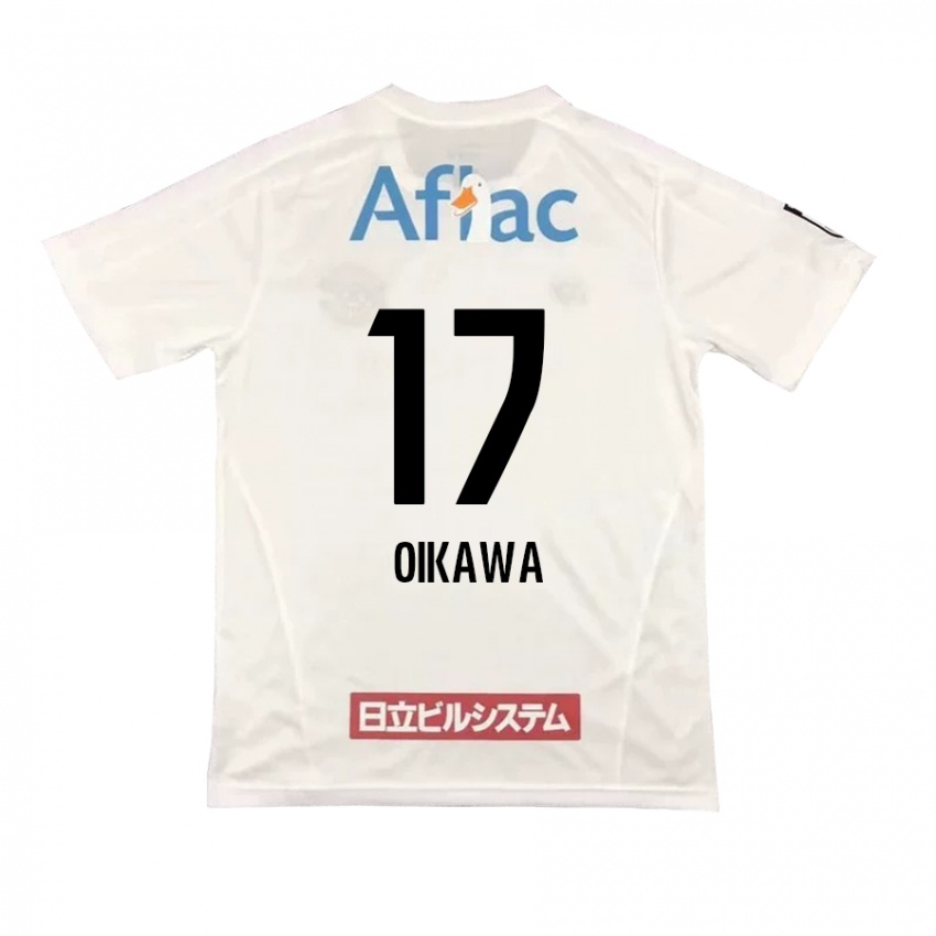 Niño Camiseta Koki Oikawa #17 Blanco Negro 2ª Equipación 2024/25 La Camisa Argentina