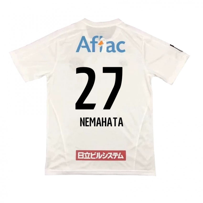 Niño Camiseta Hayato Nemahata #27 Blanco Negro 2ª Equipación 2024/25 La Camisa Argentina