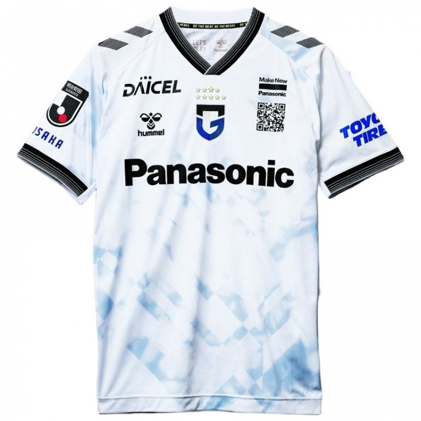 Niño Camiseta Daiki Hashimoto #0 Blanco Negro 2ª Equipación 2024/25 La Camisa Argentina