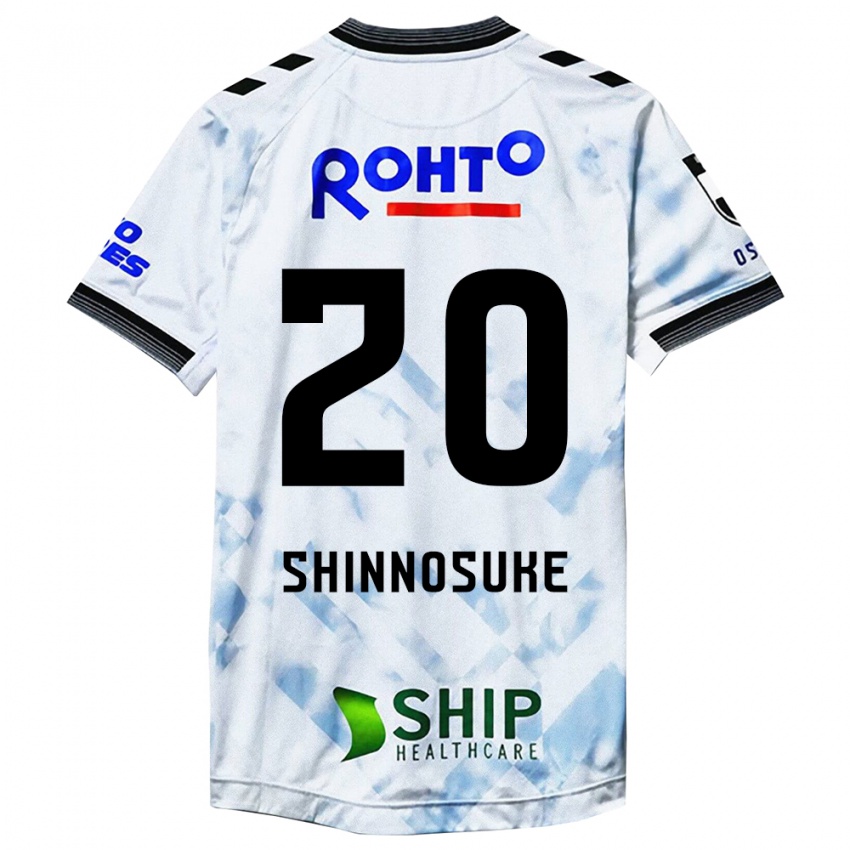 Niño Camiseta Shinnosuke Nakatani #20 Blanco Negro 2ª Equipación 2024/25 La Camisa Argentina