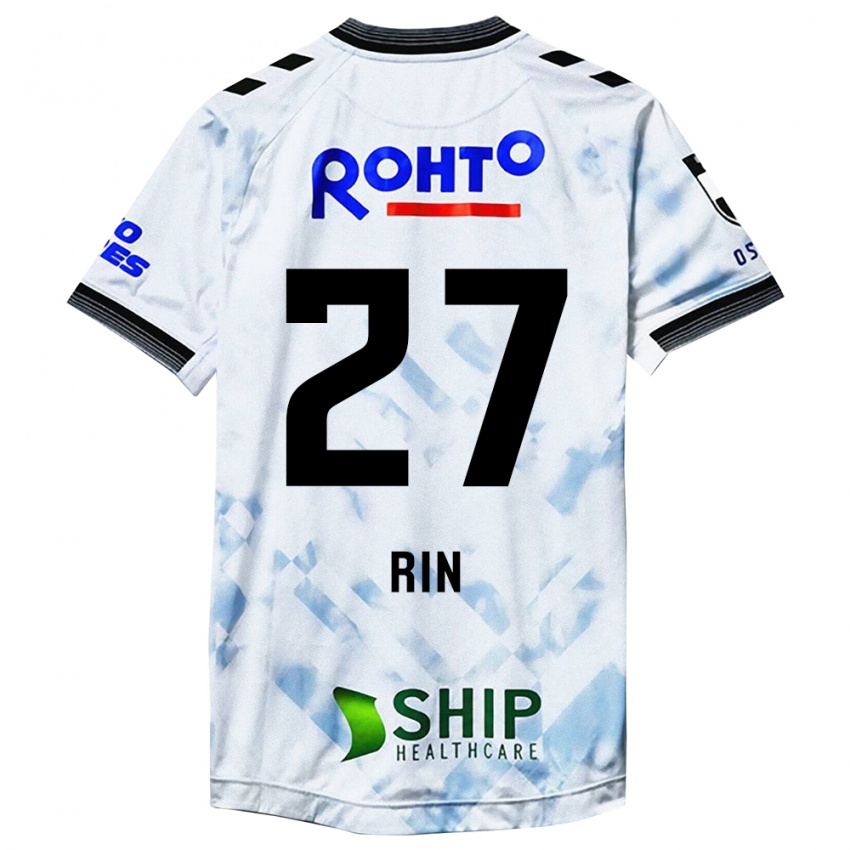 Niño Camiseta Rin Mito #27 Blanco Negro 2ª Equipación 2024/25 La Camisa Argentina