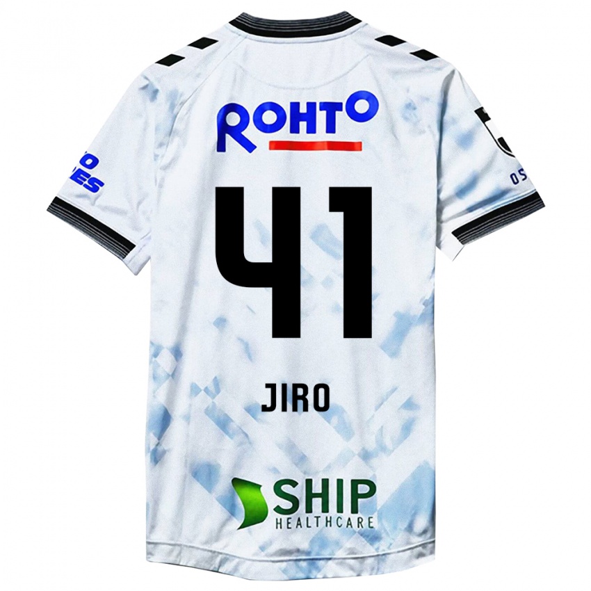 Niño Camiseta Jiro Nakamura #41 Blanco Negro 2ª Equipación 2024/25 La Camisa Argentina