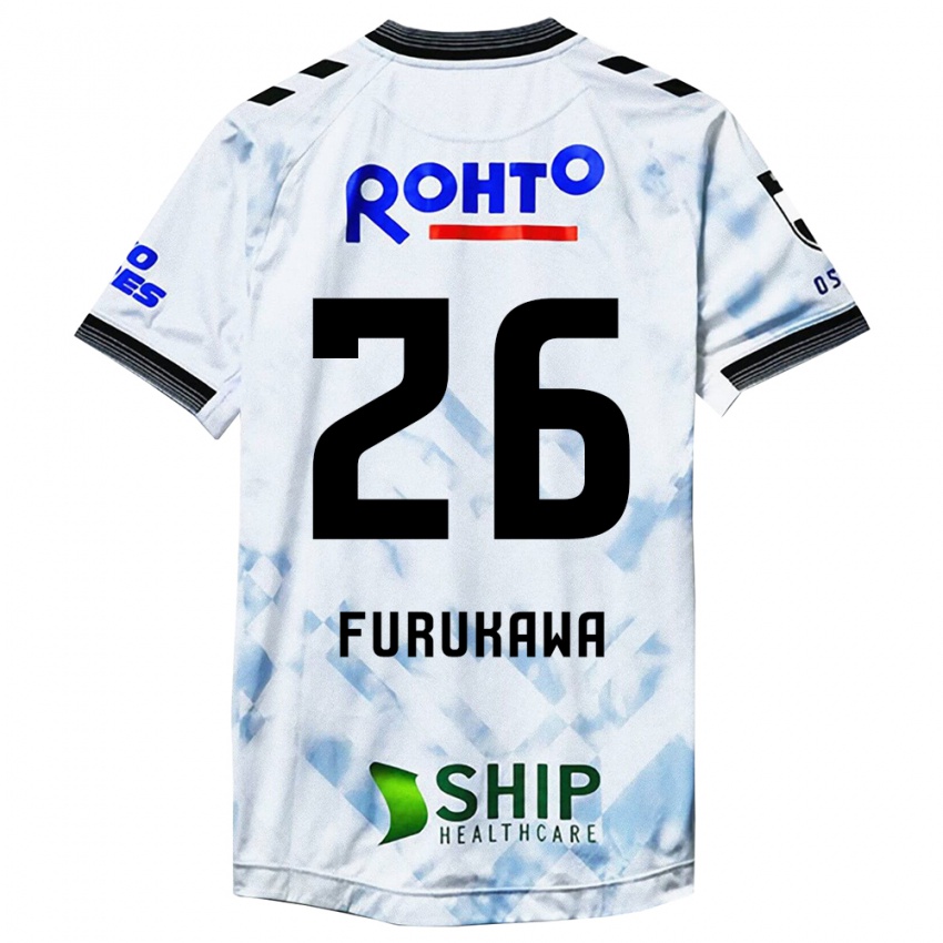 Niño Camiseta Kanta Furukawa #26 Blanco Negro 2ª Equipación 2024/25 La Camisa Argentina