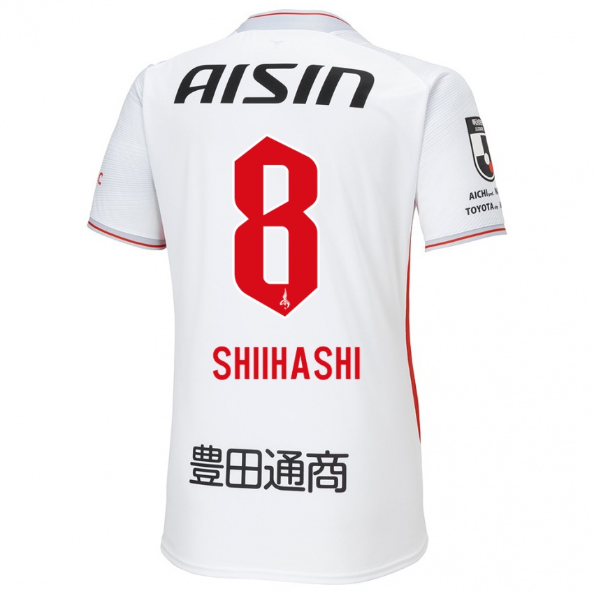 Niño Camiseta Keiya Shiihashi #8 Blanco Amarillo Rojo 2ª Equipación 2024/25 La Camisa Argentina