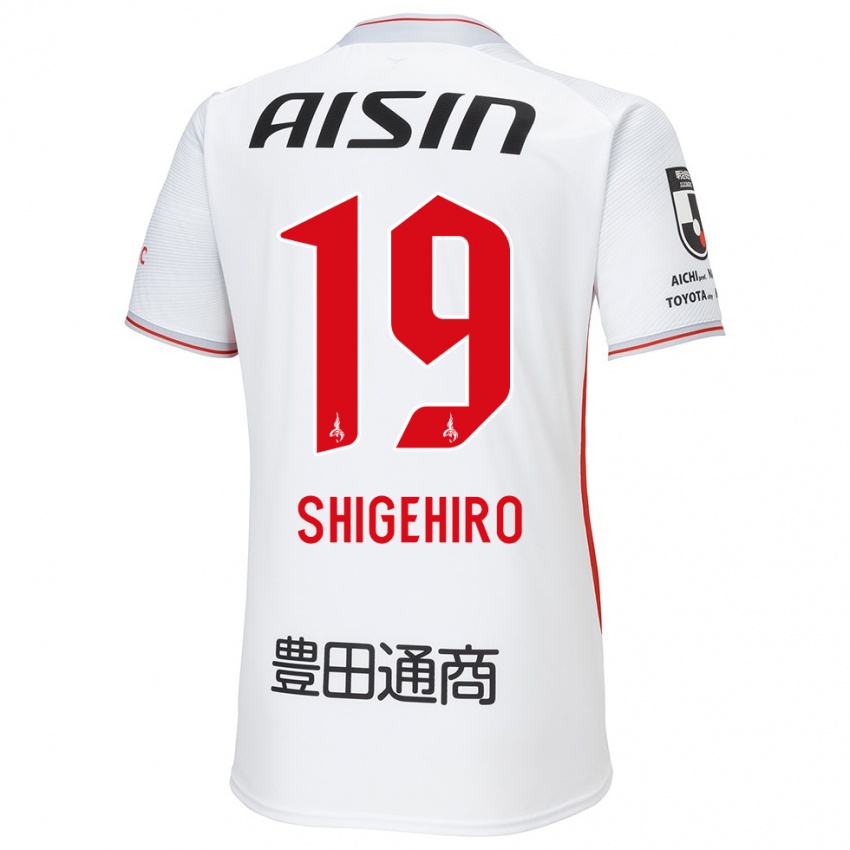 Niño Camiseta Takuya Shigehiro #19 Blanco Amarillo Rojo 2ª Equipación 2024/25 La Camisa Argentina