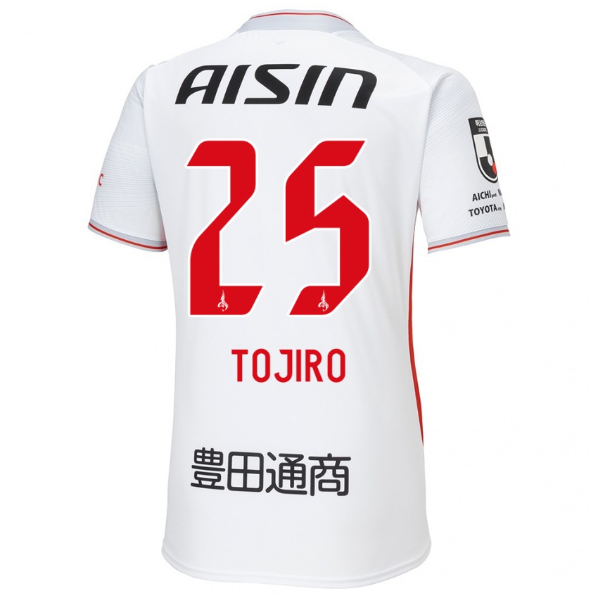 Niño Camiseta Tojiro Kubo #25 Blanco Amarillo Rojo 2ª Equipación 2024/25 La Camisa Argentina