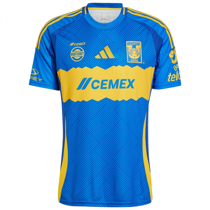 Niño Camiseta Ammanda Marroquin #16 Azul Amarillo 2ª Equipación 2024/25 La Camisa Argentina