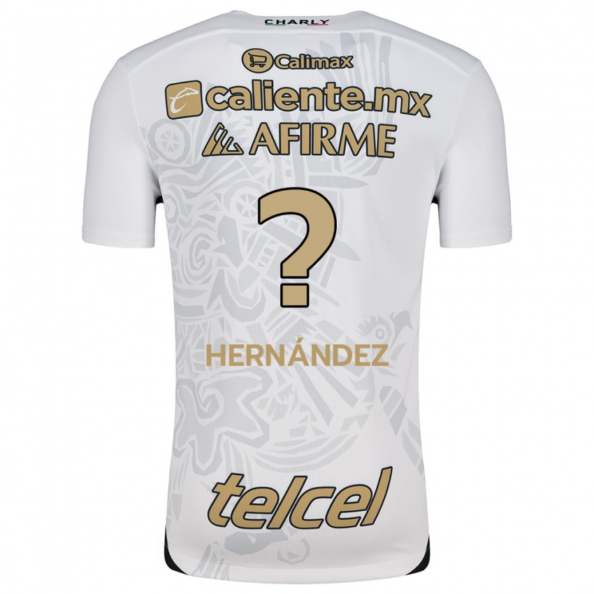 Niño Camiseta Betsiel Hernández #0 Blanco Negro 2ª Equipación 2024/25 La Camisa Argentina