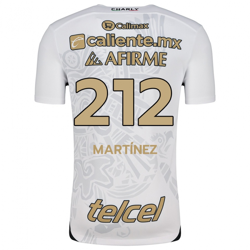 Niño Camiseta Juan Martínez #212 Blanco Negro 2ª Equipación 2024/25 La Camisa Argentina