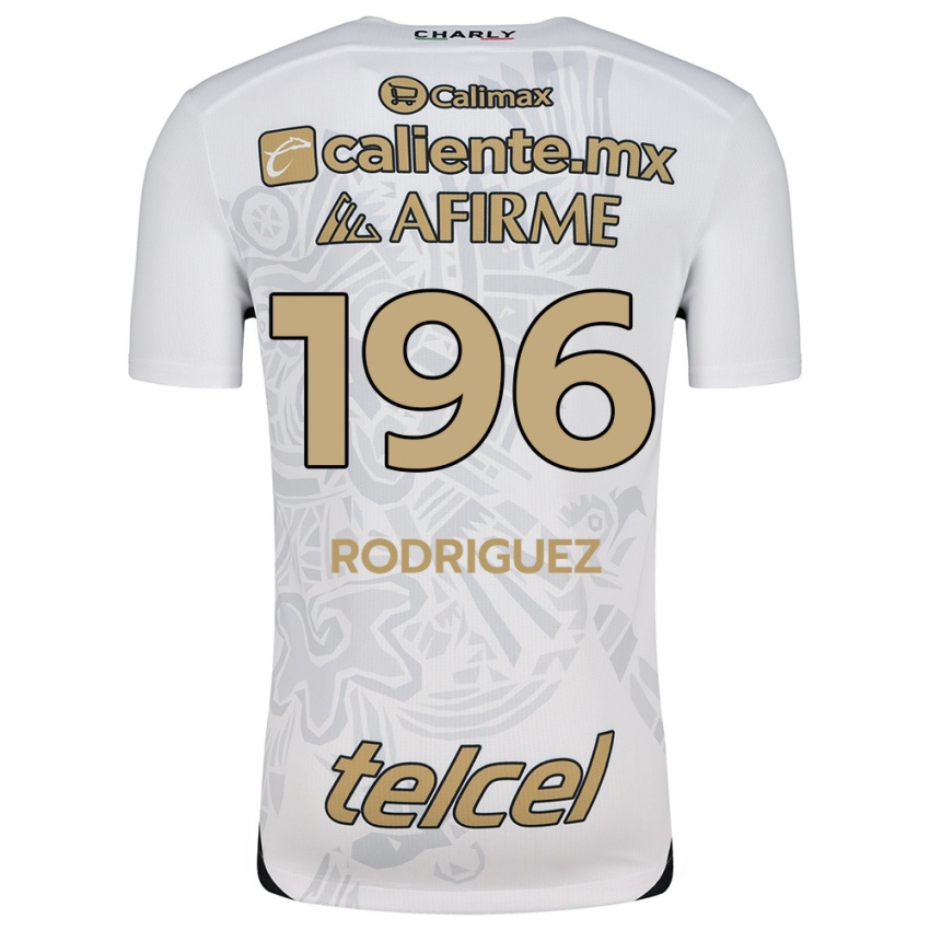 Niño Camiseta Prince Rodríguez #196 Blanco Negro 2ª Equipación 2024/25 La Camisa Argentina