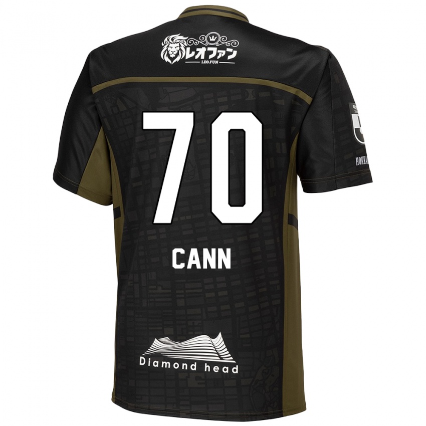 Niño Camiseta Francis Cann #70 Verde Negro 2ª Equipación 2024/25 La Camisa Argentina