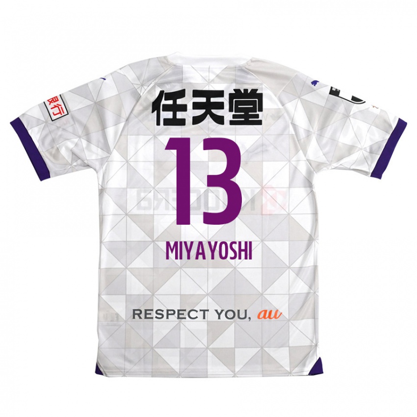 Niño Camiseta Takumi Miyayoshi #13 Blanco Morado 2ª Equipación 2024/25 La Camisa Argentina