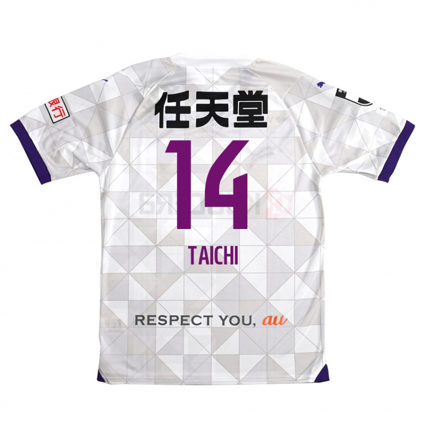 Niño Camiseta Taichi Hara #14 Blanco Morado 2ª Equipación 2024/25 La Camisa Argentina