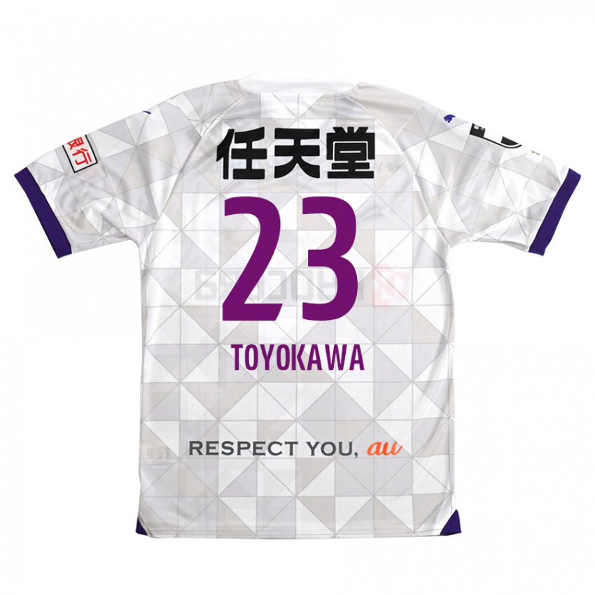 Niño Camiseta Yuta Toyokawa #23 Blanco Morado 2ª Equipación 2024/25 La Camisa Argentina