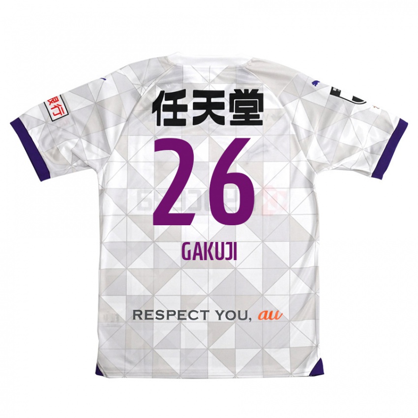 Niño Camiseta Gakuji Ota #26 Blanco Morado 2ª Equipación 2024/25 La Camisa Argentina