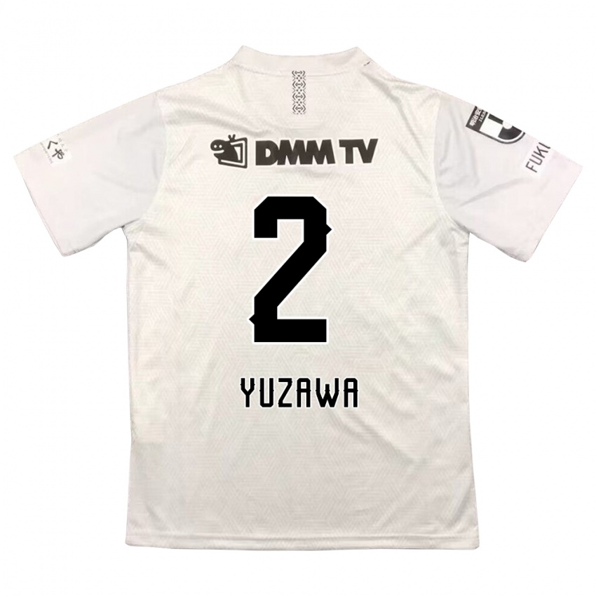 Niño Camiseta Masato Yuzawa #2 Gris Negro 2ª Equipación 2024/25 La Camisa Argentina